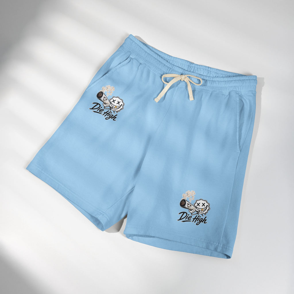 Die High Graphic Sweat Shorts — Lightweight Fleece Casual Lounge Shorts
