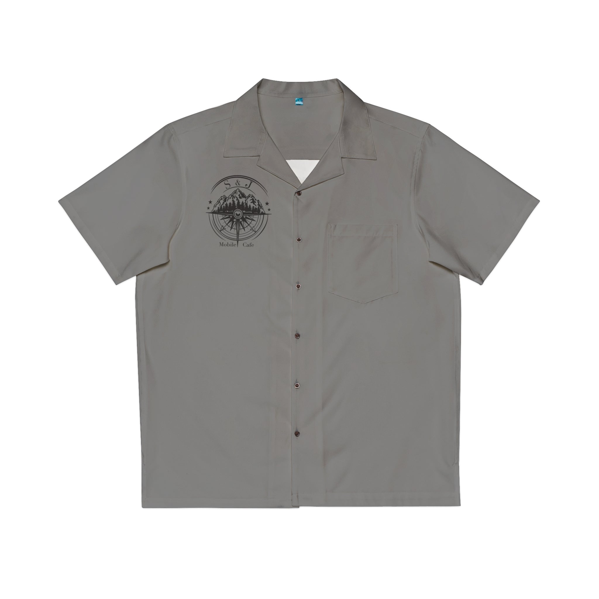 Men's Hawaiian Shirt — 'I'd Smash That!' Burger Graphic Camp Shirt