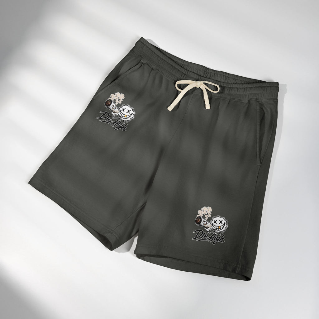 Die High Graphic Sweat Shorts — Lightweight Fleece Casual Lounge Shorts