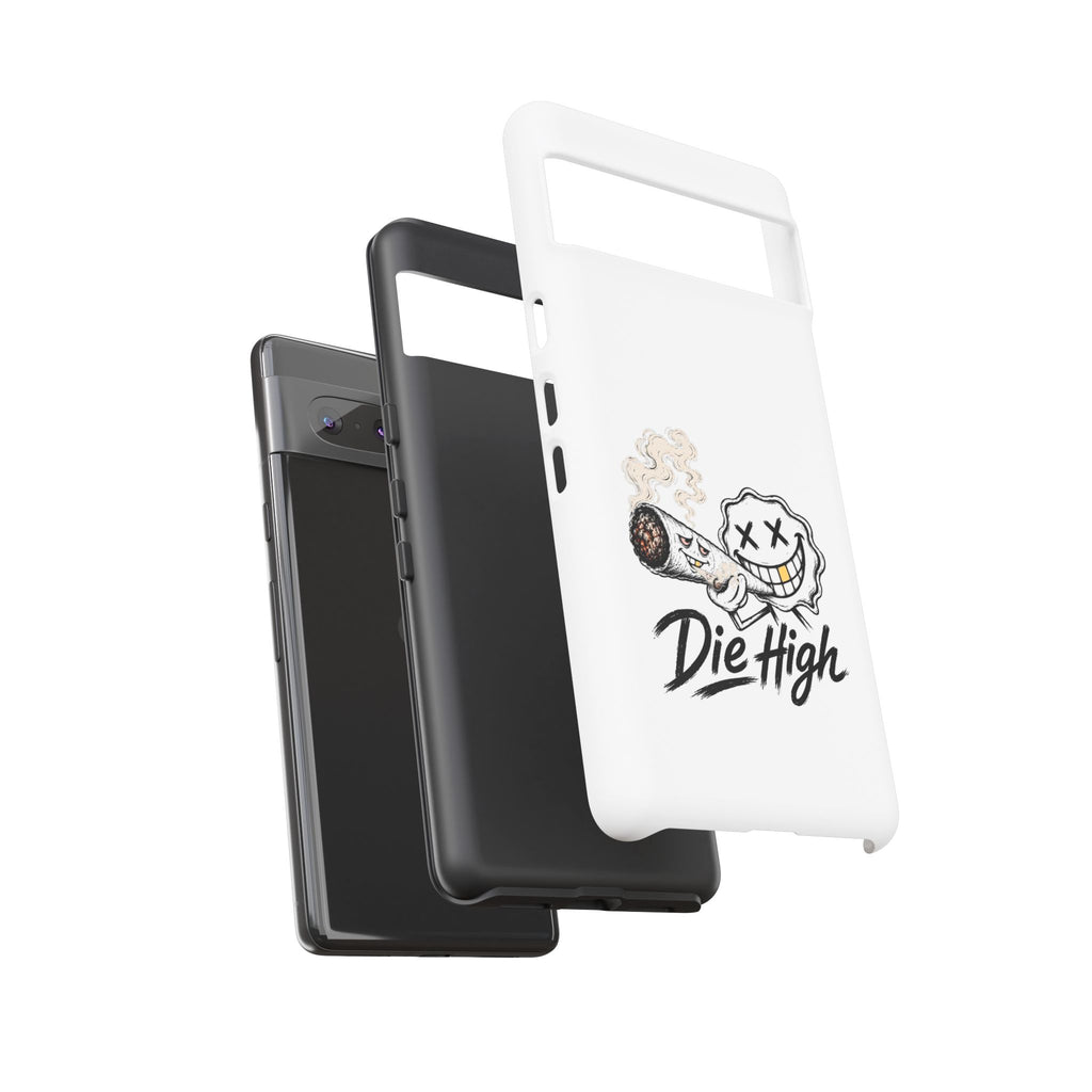 Phone Case — "Die High" Smiling Joint Graphic