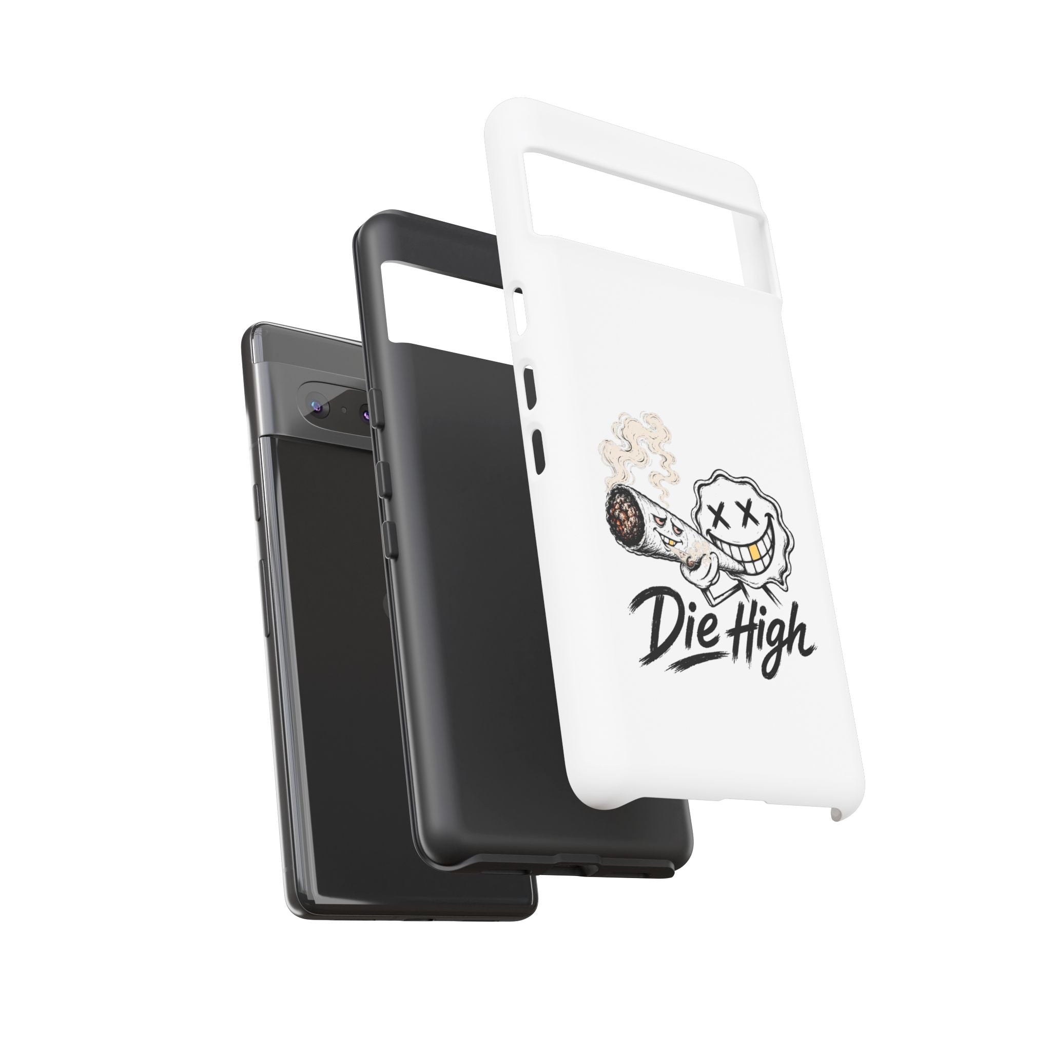 Phone Case — "Die High" Smiling Joint Graphic