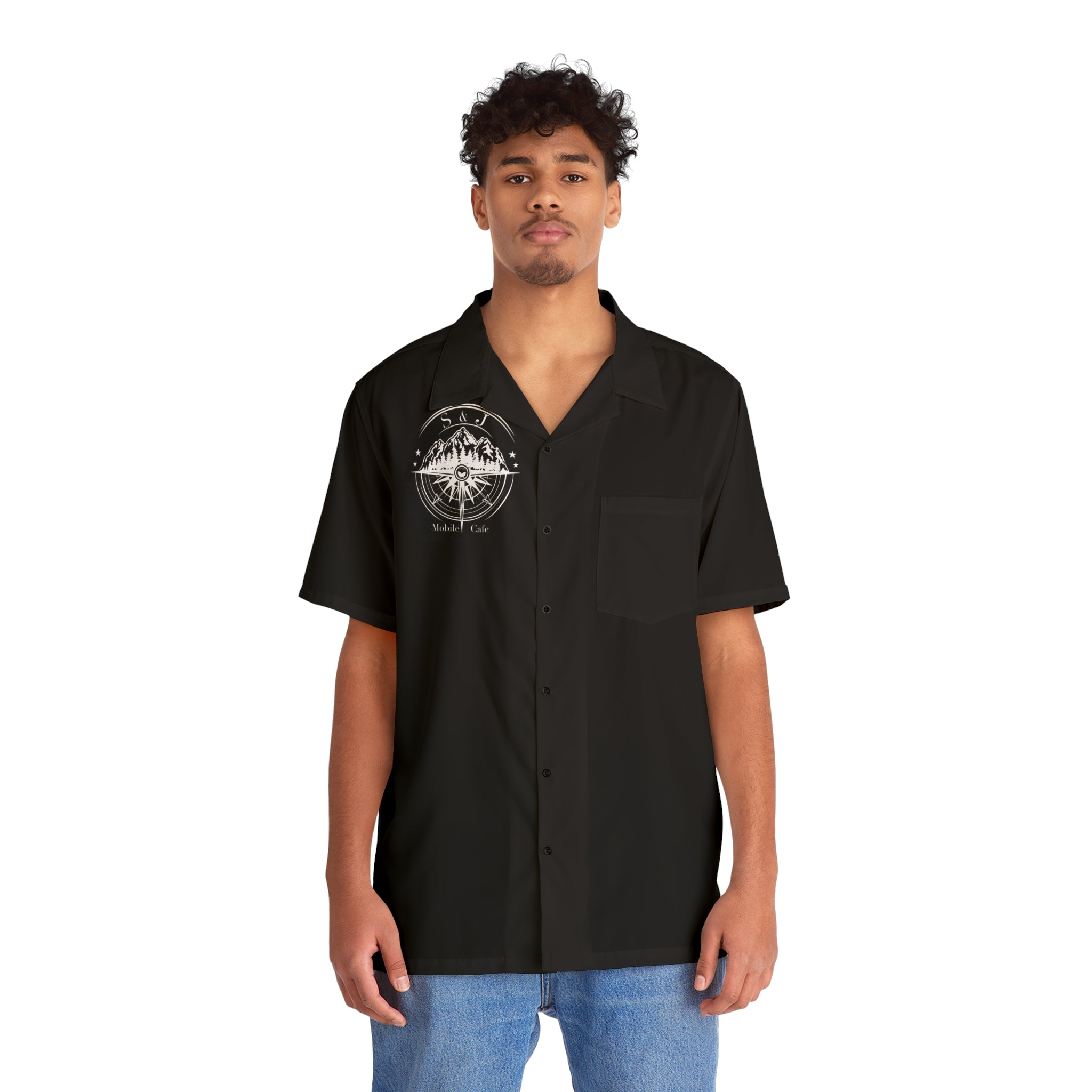 Men's Hawaiian Shirt — 'I'd Smash That!' Burger Graphic Camp Shirt