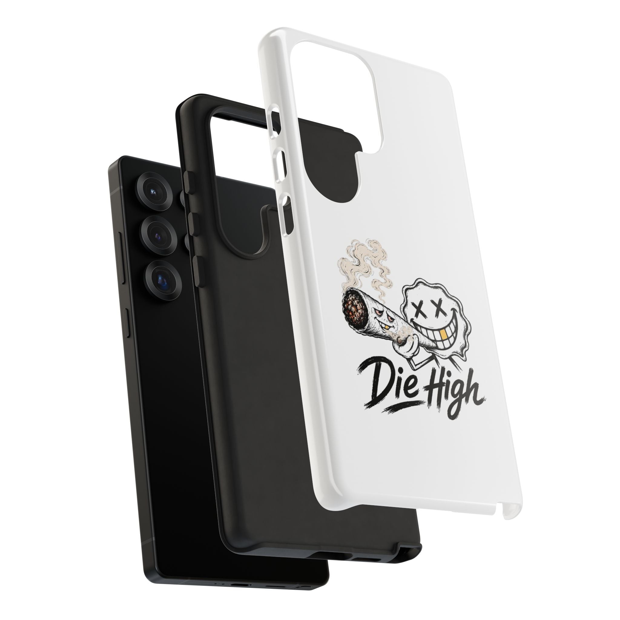 Phone Case — "Die High" Smiling Joint Graphic