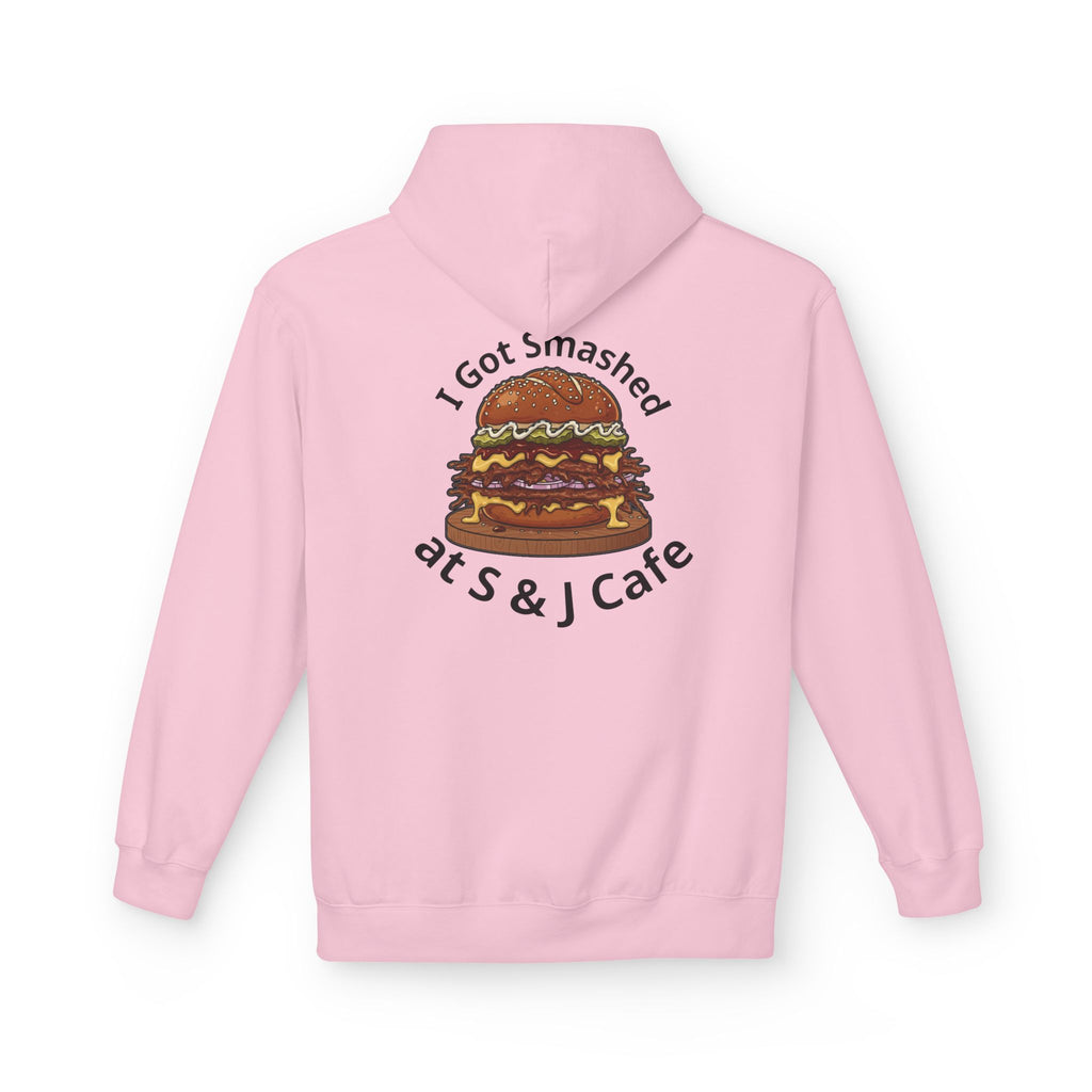 Hoodie - "I Got Smashed at S & J Cafe" Burger Graphic Pullover