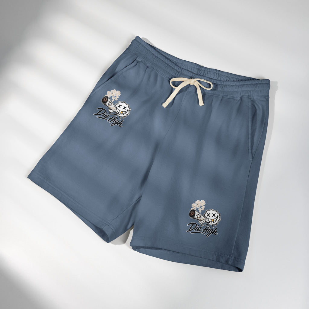 Die High Graphic Sweat Shorts — Lightweight Fleece Casual Lounge Shorts