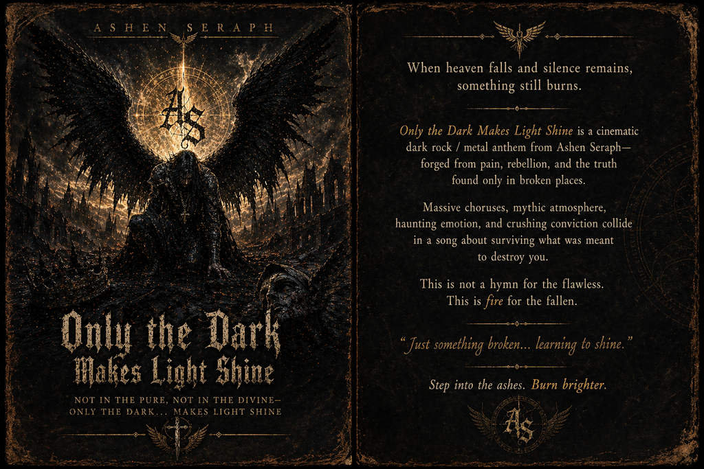 Ashen Seraph—Only the Dark Makes Light Shine