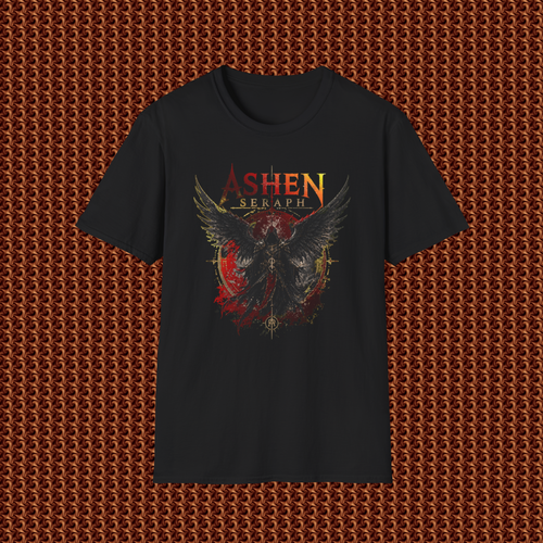 Ashen Seraph T-Shirt — Dark Angel Graphic Tee