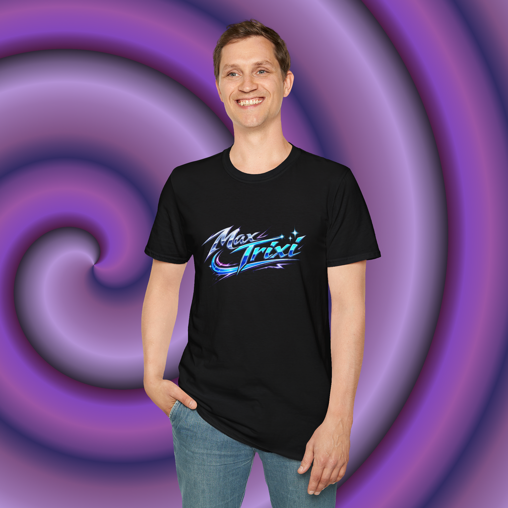 Retro Neon 'Max Trixi' Graphic T-Shirt