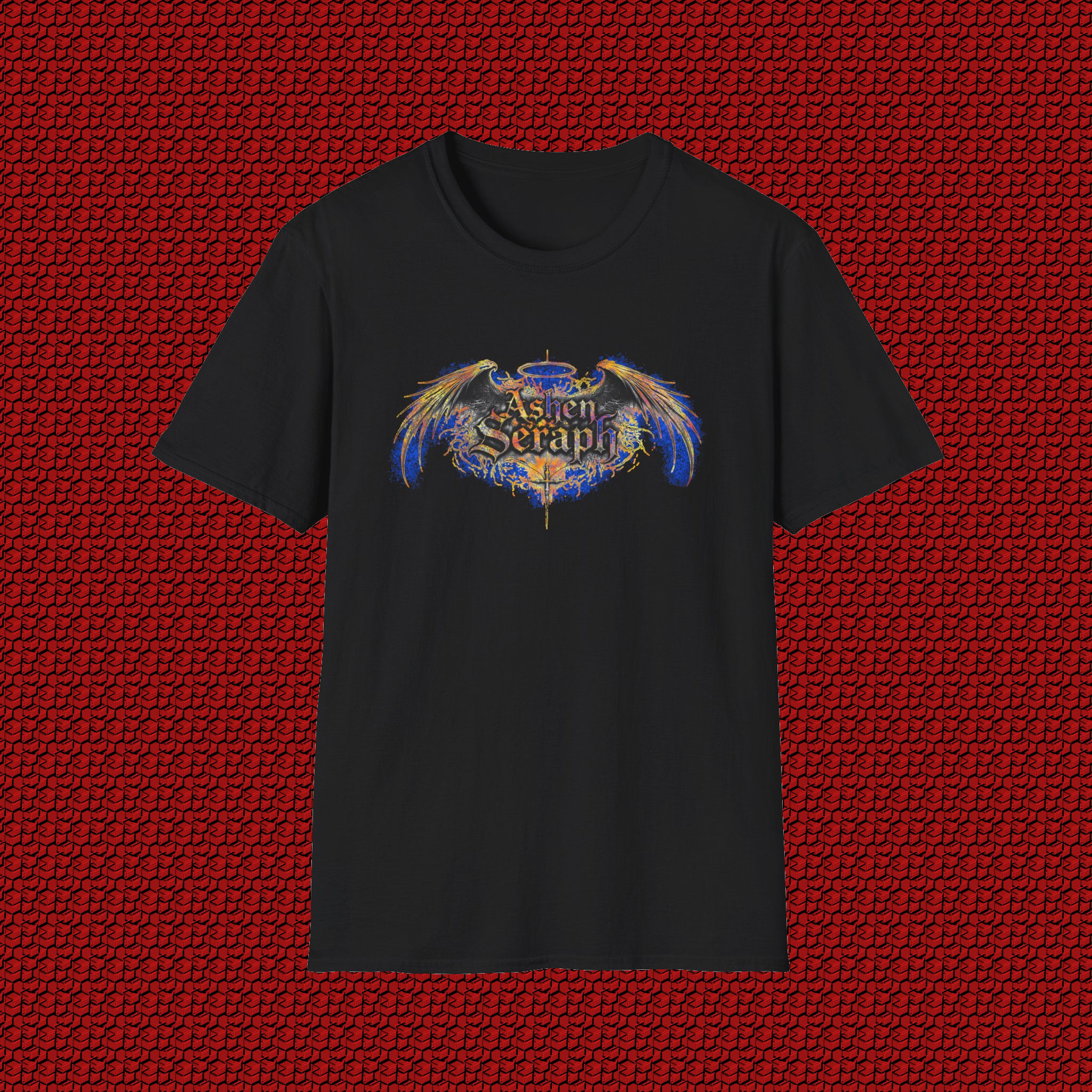 Ashen Seraph Logo Tee – Black Edition
