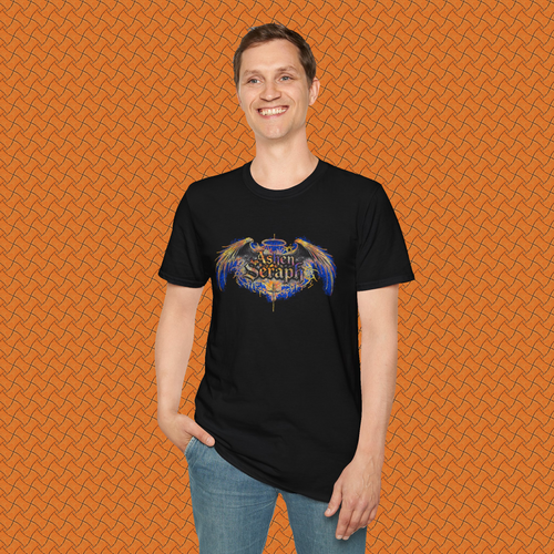 Ashen Seraph Logo Tee – Black Edition